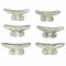 2.5 In Cast Iron Nautical Cleat Drawer Pulls Decorative Cabinet Knobs Set of 6